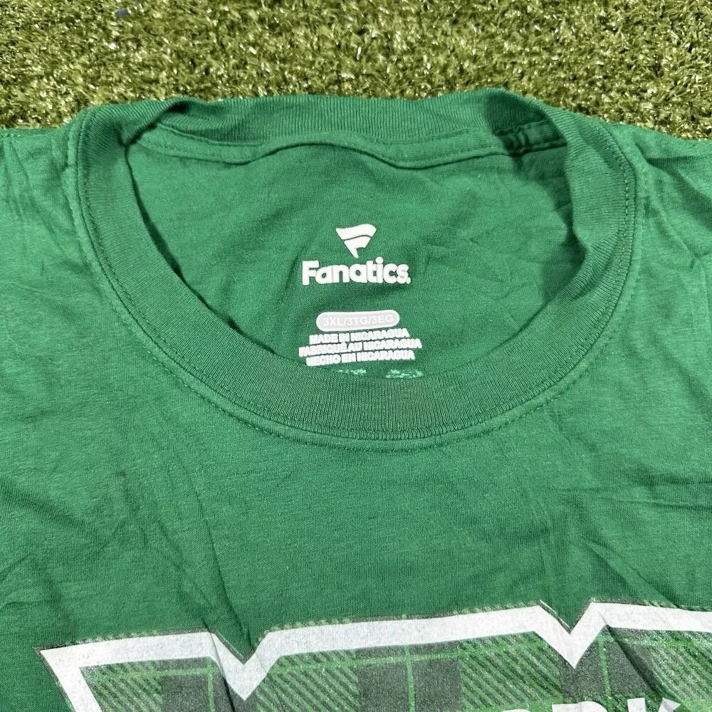 Fanatics NHL New York Rangers Logo Size 3XL Green NWOT Shirt